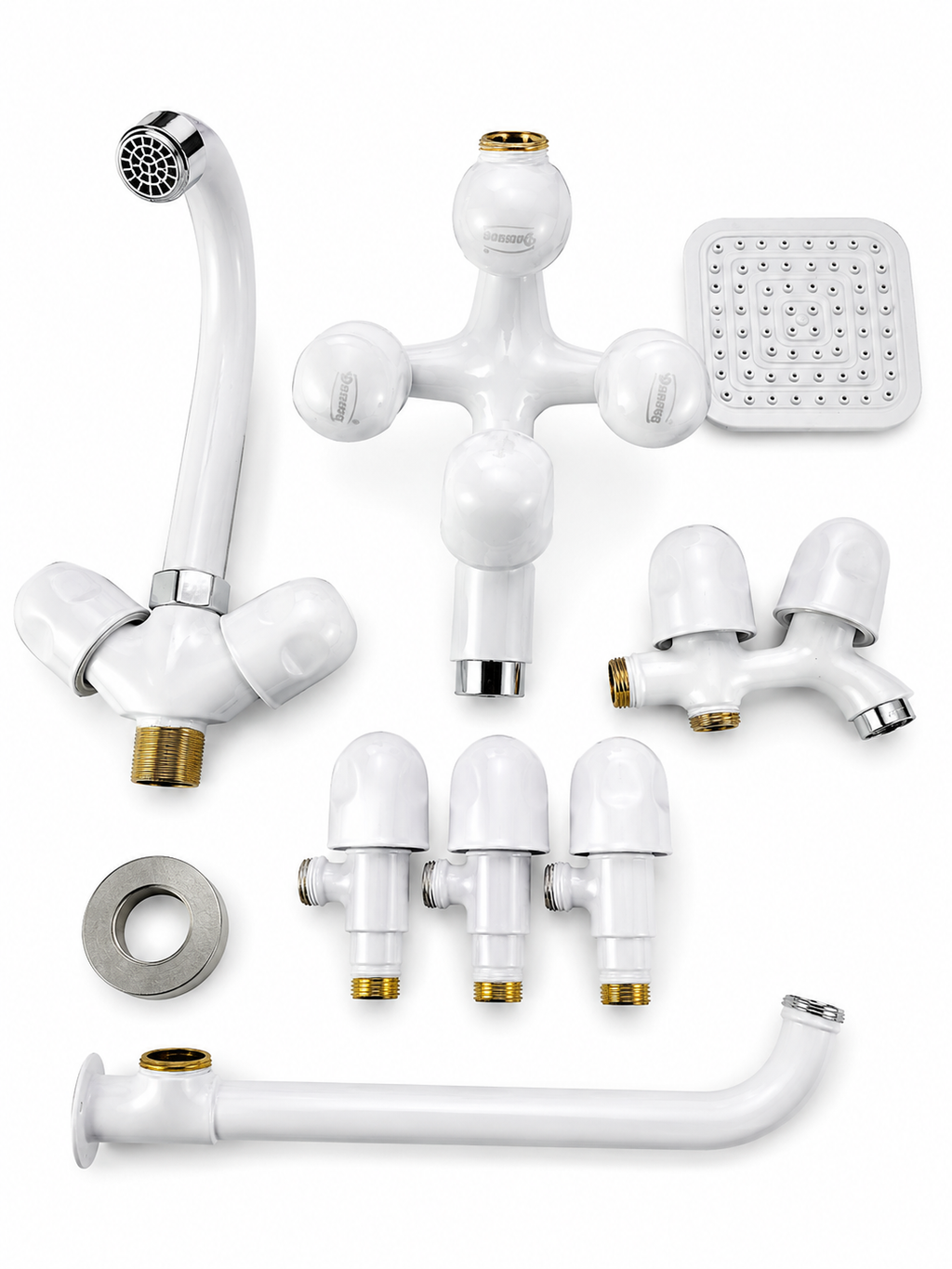 WHITE BRASS U HEAD SET