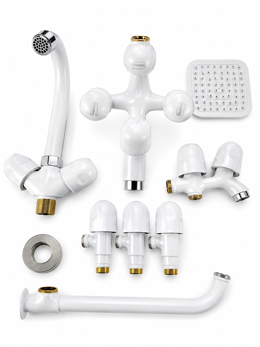 WHITE BRASS U HEAD SET