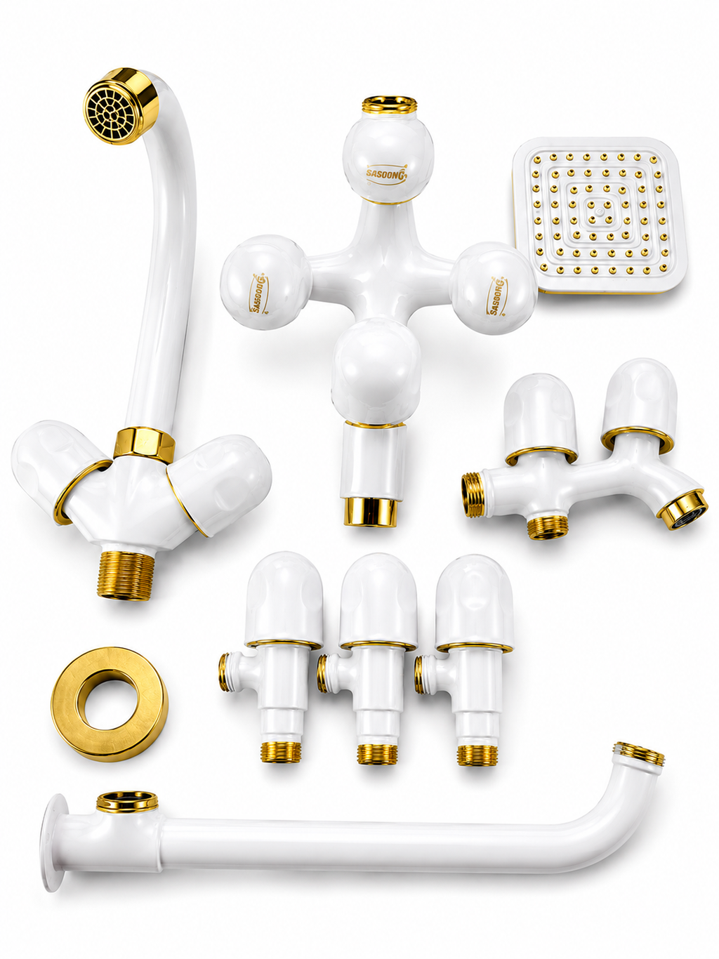 WHITE BRASS U HEAD SET