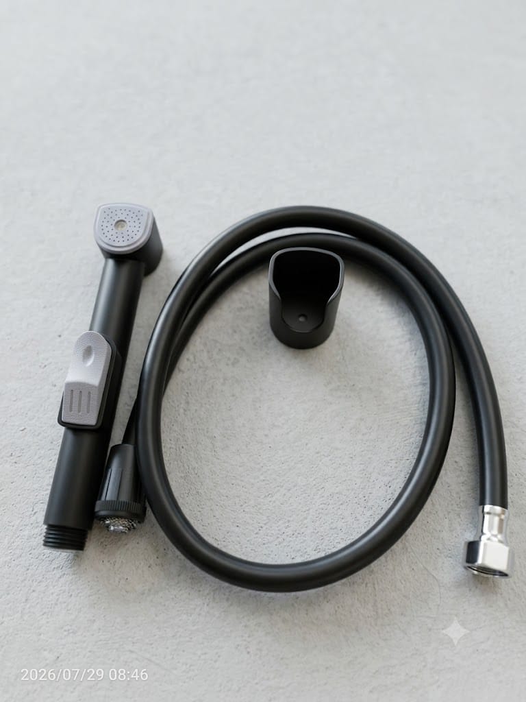 BLACK MUSLIM SHOWER PVC