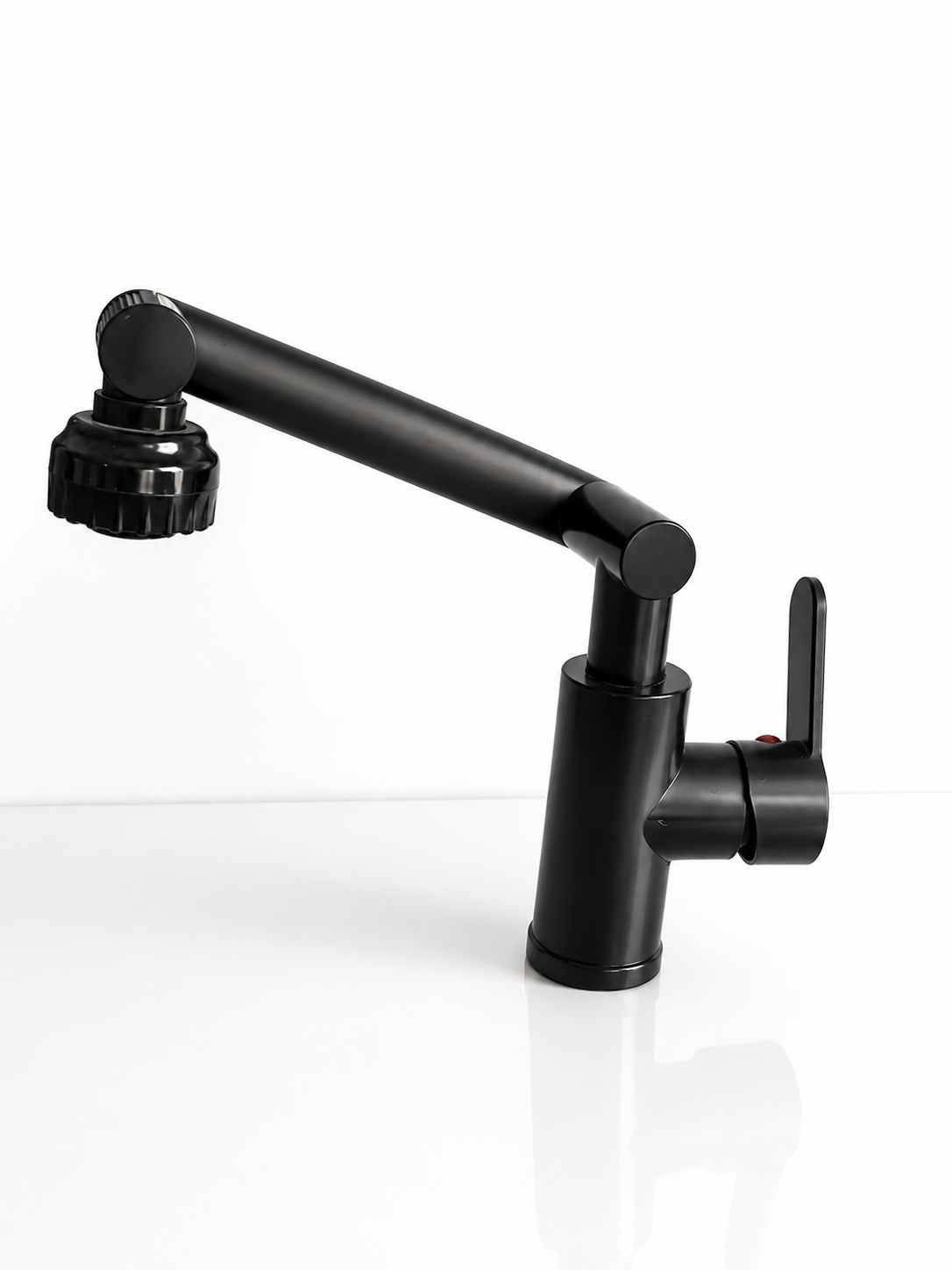 MATTE BLACK PULL OUT KITCHEN TAP PVC