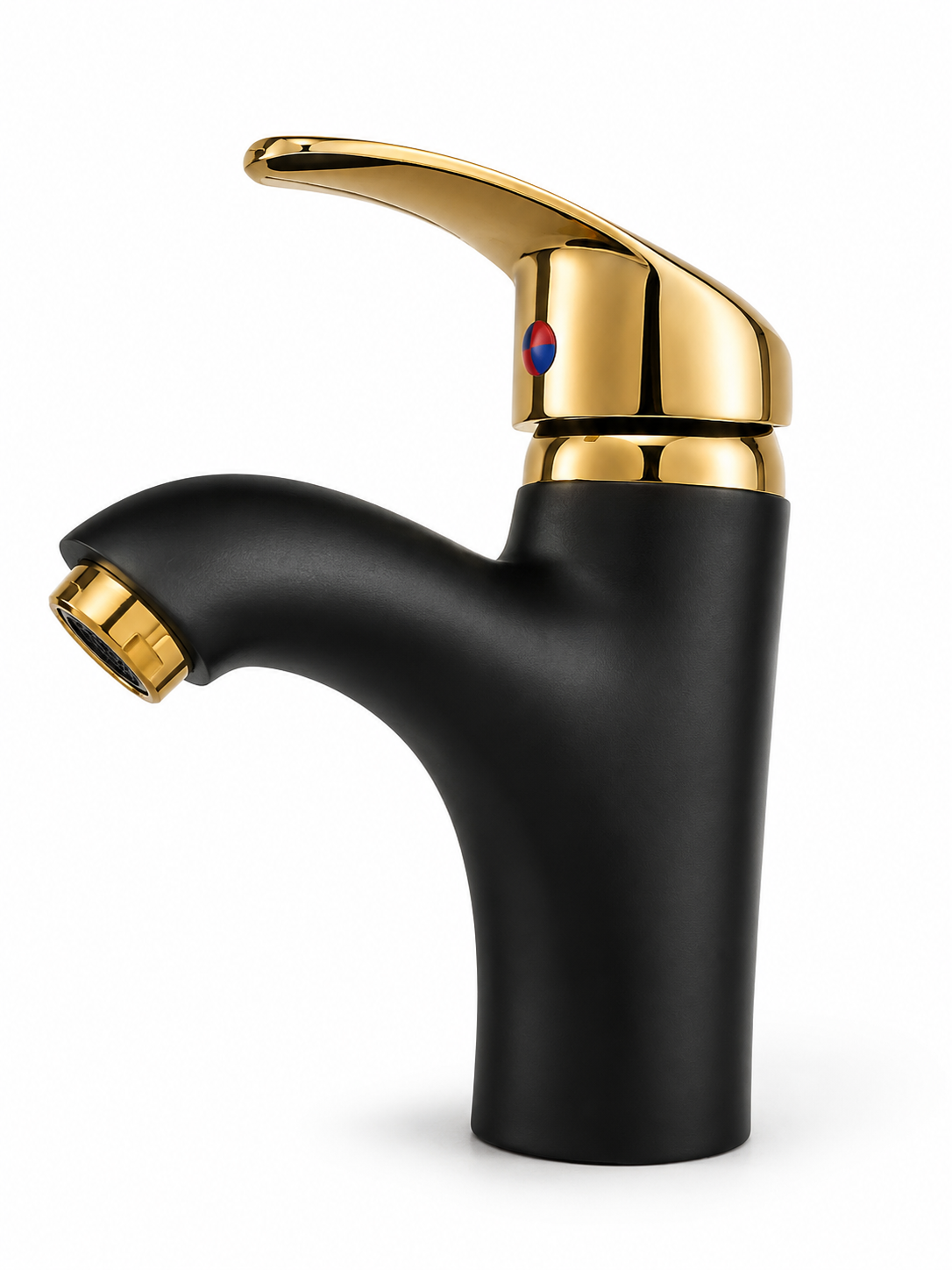 Black and gold Bathroom shower set Brass