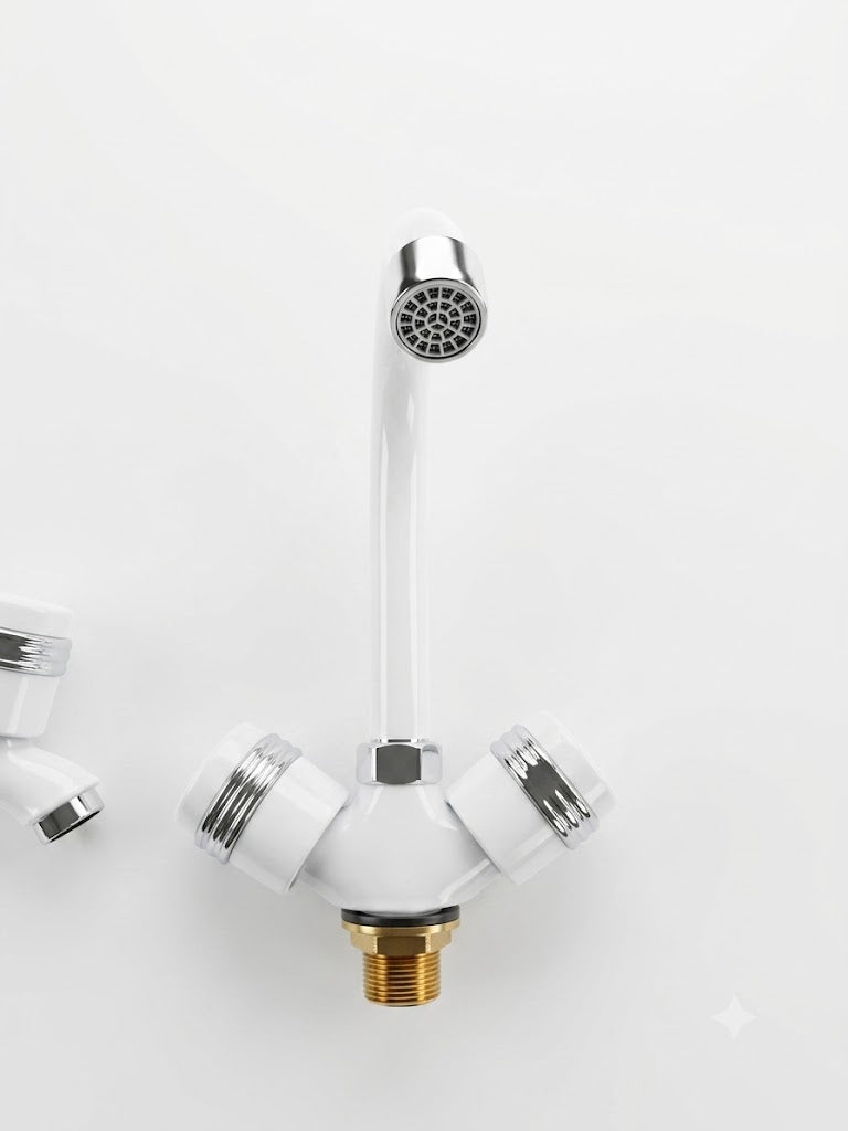 ASIA HEAD SHOWER SET BRASS BODY AND PLASTIC HEAD