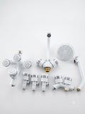 ASIA HEAD SHOWER SET BRASS BODY AND PLASTIC HEAD