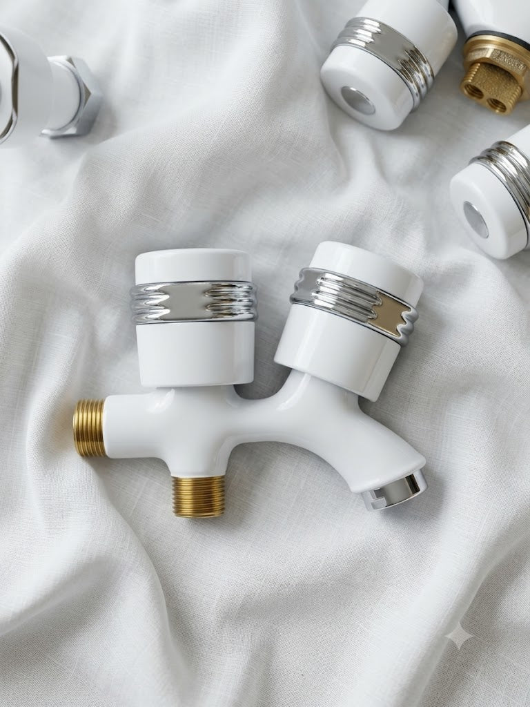 ASIA HEAD SHOWER SET BRASS BODY AND PLASTIC HEAD