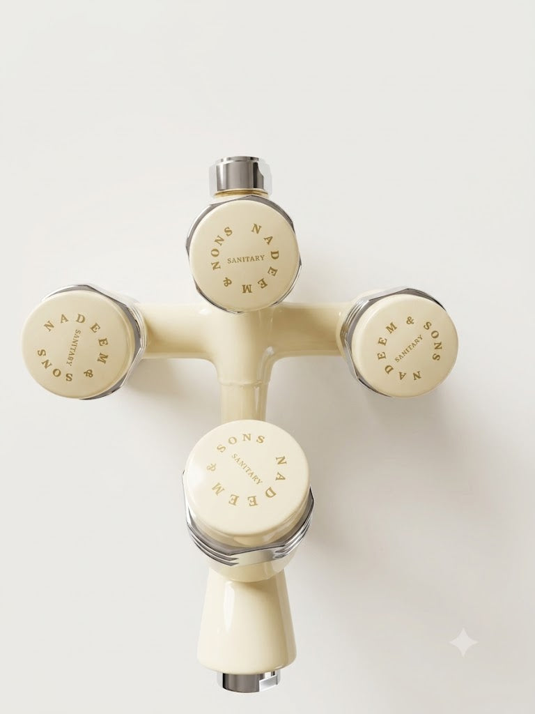 ASIA HEAD SHOWER SET BRASS BODY AND PLASTIC HEAD