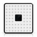 Square porta shower head